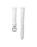 Pasek Longines półmatowy biały ze skóry aligatora L682145116 - LONGINES - paski do zegarków