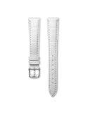 Pasek Longines półmatowy biały ze skóry aligatora L682164221 - LONGINES - paski do zegarków