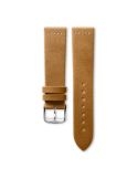 Pasek Longines w stylu vintage beżowy ze skóry cielęcej L682151772 - LONGINES - paski do zegarków