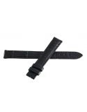 Pasek Longines matowy czarny ze skóry aligatora L682152120 - LONGINES - paski do zegarków
