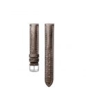 Pasek Longines matowy taupe ze skóry aligatora L682159785 - LONGINES - paski do zegarków