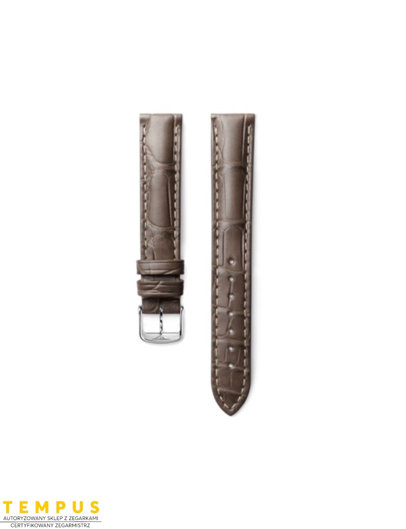 Pasek Longines matowy taupe ze skóry aligatora L682159785 - LONGINES - paski do zegarków Pasek Longines matowy taupe ze skóry aligatora L682159785 - LONGINES - paski do zegarków