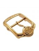Klamra Longines stalowa złota PVD 16mm GOLDEN WING L649101702 - Sprzączki do pasków LONGINES