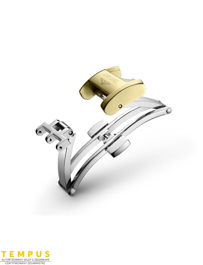 Zapięcie motylkowe Longines stalowe bicolor PVD 16mm L639120592 - Sprzączki do pasków LONGINES Zapięcie motylkowe Longines stalowe bicolor PVD 16mm L639120592 - Sprzączki do pasków LONGINES