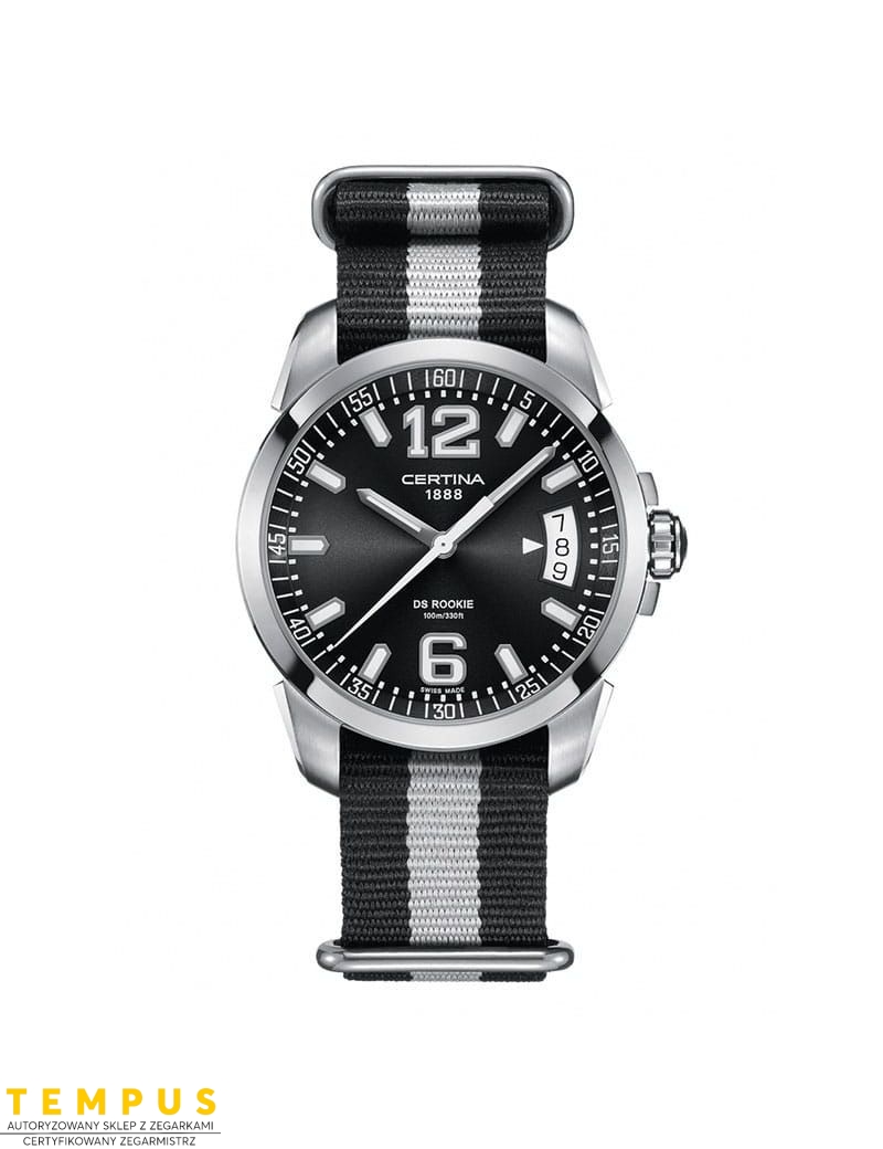 Certina DS Rookie C016.410.18.057.00 Nato Strap - Zegarki CERTINA Certina DS Rookie C016.410.18.057.00 Nato Strap - Zegarki CERTINA