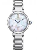 Zegarek elegancki, fashion damski Citizen Lady May Bells EM1070-83D na bransolecie