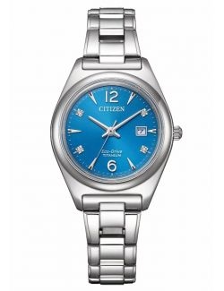Zegarek klasyczny damski Citizen Eco Drive SUPER Titanium EW2601-81L Sleek Beauty na bransolecie