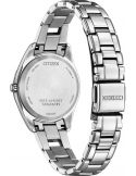 Zegarek klasyczny damski Citizen Eco Drive SUPER Titanium EW2601-81L Sleek Beauty na bransolecie