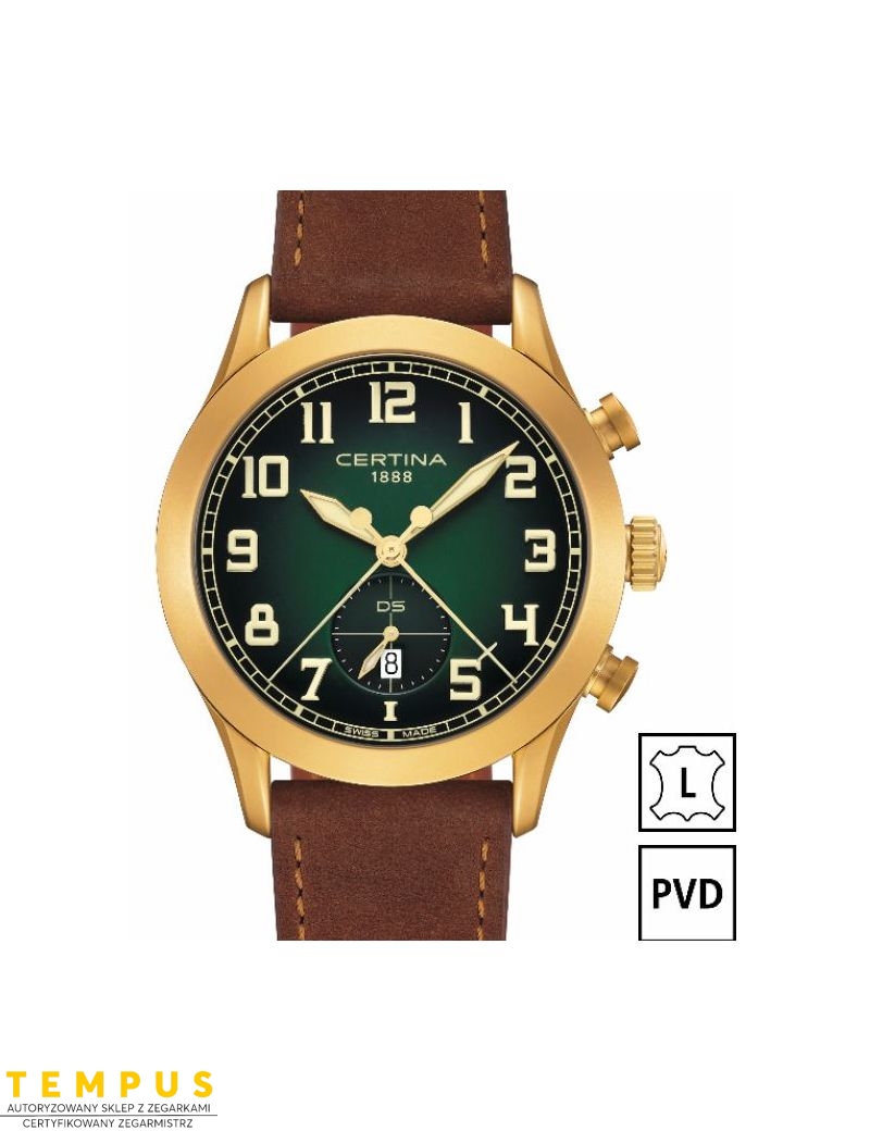 Zegarek lotniczy męski Certina DS Pilot C024.617.36.092.