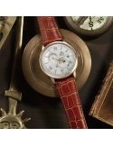 Zegarek klasyczny, elegancki męski ORIENT Automatic Classic Sun & Moon Bambino RA-AK0801S10B - Zegarki ORIENT