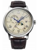 Zegarek klasyczny, elegancki męski ORIENT Automatic Classic Sun & Moon Bambino RA-AK0803Y10B - Zegarki ORIENT
