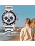 Zegarek sportowy męski ORIENT Mako Solar RA-TX0203S10B Chronograph - Zegarki ORIENT