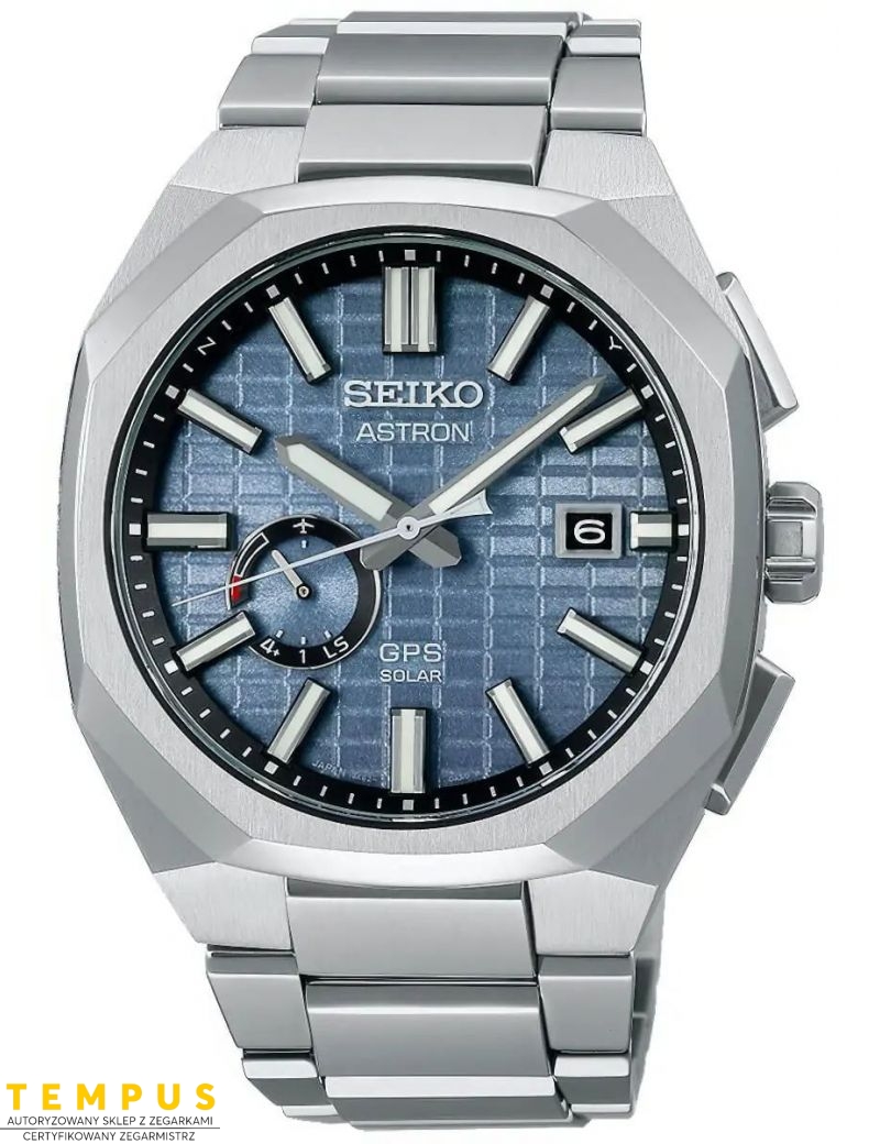Zegarek casual męski Seiko Astron GPS SSJ013J1 Solar - Zegarki SEIKO Zegarek casual męski Seiko Astron GPS SSJ013J1 Solar - Zegarki SEIKO