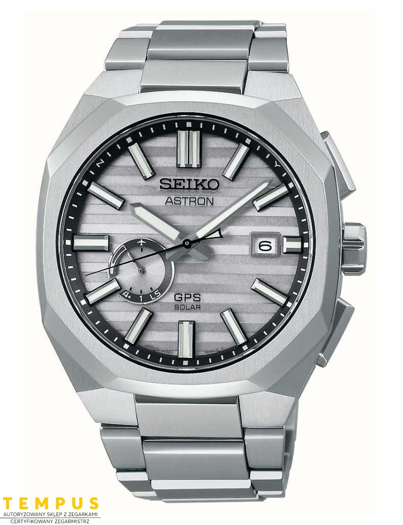 Zegarek casual męski Seiko Astron GPS SSJ017J1 Solar - Zegarki SEIKO Zegarek casual męski Seiko Astron GPS SSJ017J1 Solar - Zegarki SEIKO
