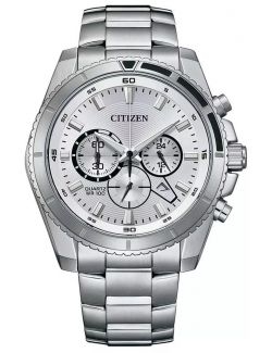 Zegarek sportowy męski Citizen Chrono AN8200-50A na bransolecie