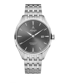 ATLANTIC Worldmaster 1888 Automatic 52759.41.41SM Guilloche - Zegarki ATLANTIC