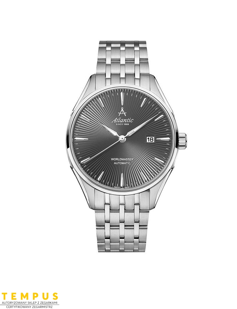 ATLANTIC Worldmaster 1888 Automatic 52759.41.41SM Guilloche - Zegarki ATLANTIC ATLANTIC Worldmaster 1888 Automatic 52759.41.41SM Guilloche - Zegarki ATLANTIC