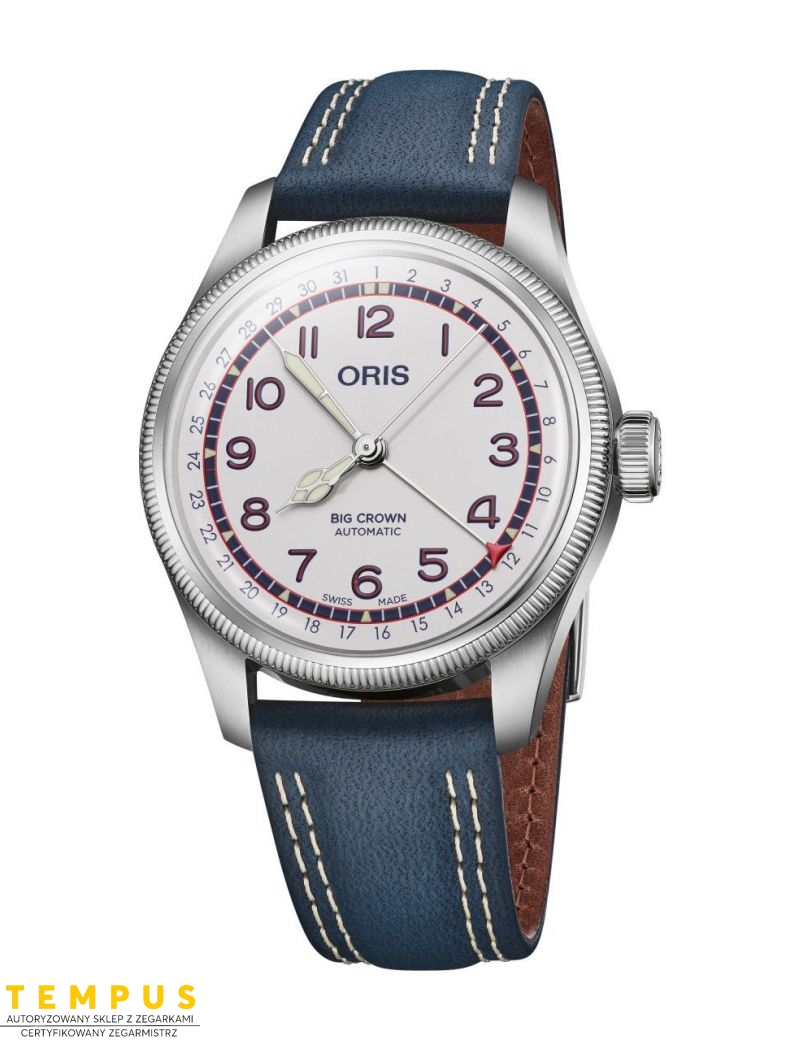 Zegarek lotniczy męski Oris Big Crown Hank Aaron Limited Edition 01 754 7785 4081-SET - Zegarki ORIS Zegarek lotniczy męski Oris Big Crown Hank Aaron Limited Edition 01 754 7785 4081-SET - Zegarki ORIS