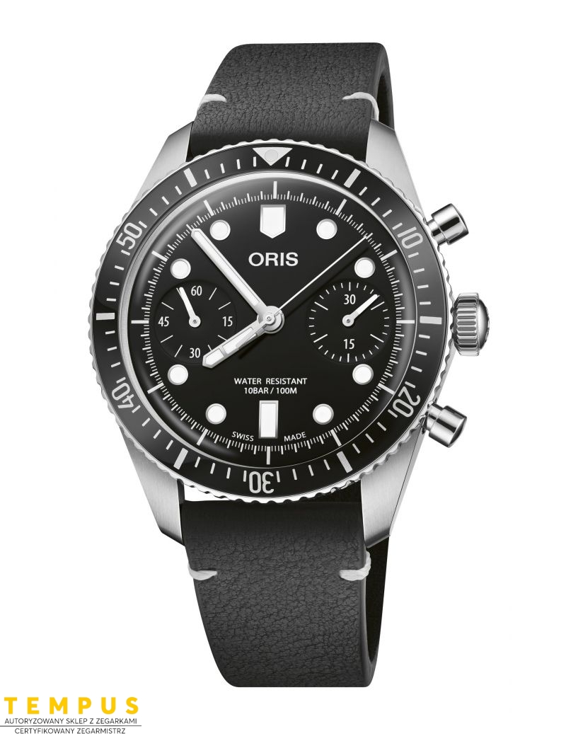 Zegarek sportowy męski Oris Divers Sixty-Five Chronograph 01 771 7791 4054-07 6 20 01 - Zegarki ORIS Zegarek sportowy męski Oris Divers Sixty-Five Chronograph 01 771 7791 4054-07 6 20 01 - Zegarki ORIS