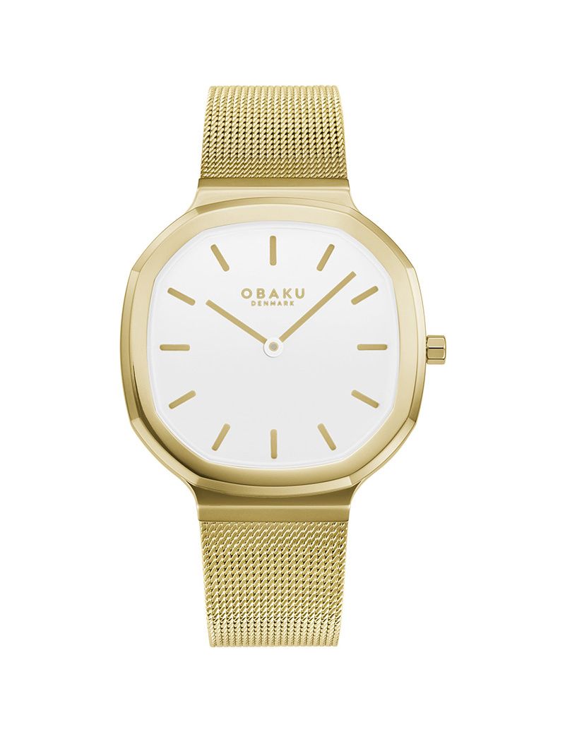 Zegarek klasyczny damski Obaku Denmark V253LXGWMG - Zegarki OBAKU Zegarek klasyczny damski Obaku Denmark V253LXGWMG - Zegarki OBAKU