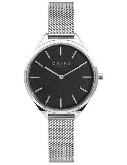Zegarek klasyczny damski Obaku Denmark V257LHCNMC - Zegarki OBAKU