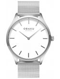 Zegarek klasyczny damski Obaku Denmark V260LXCIMC - Zegarki OBAKU