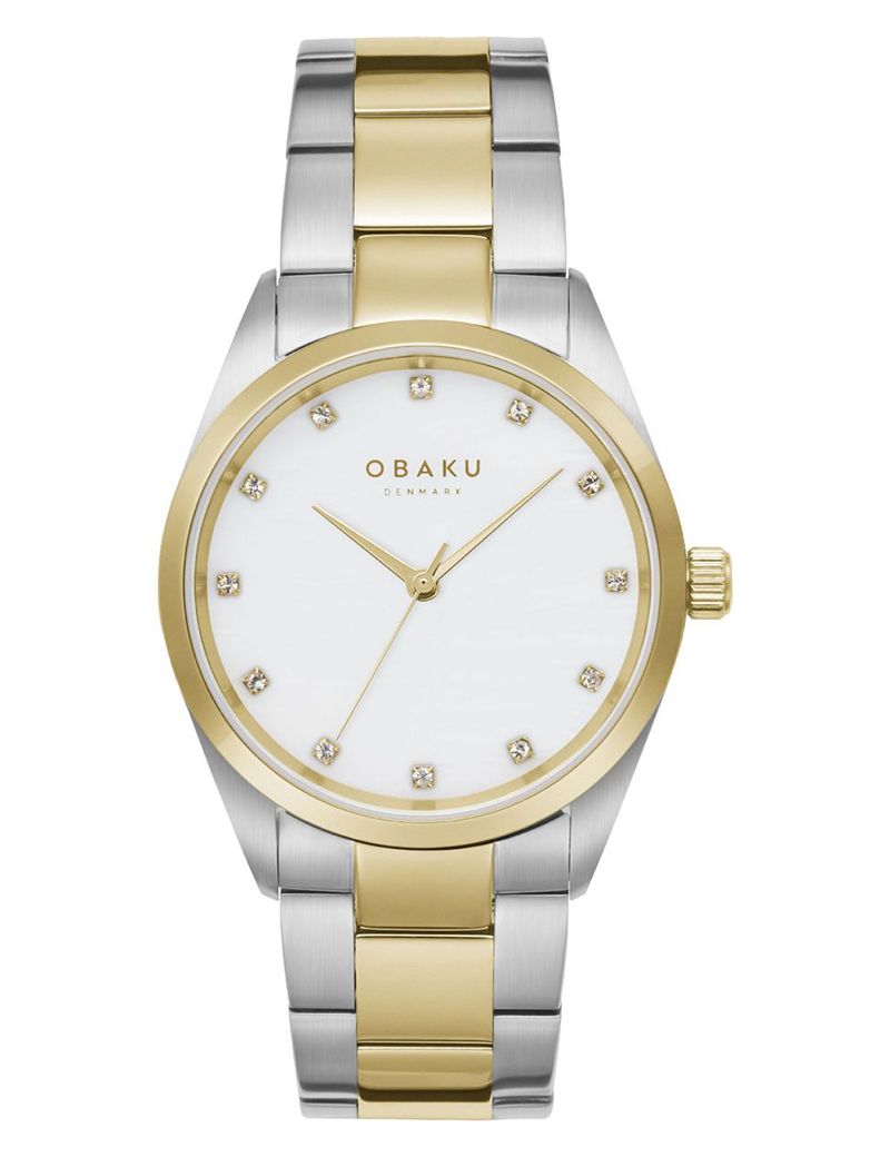 Zegarek klasyczny damski Obaku Denmark V263LXFWSF - Zegarki OBAKU