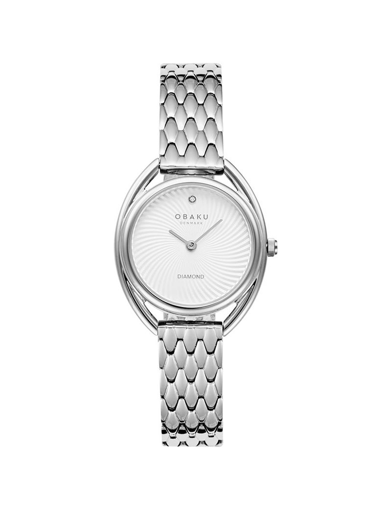 Zegarek klasyczny damski Obaku Denmark V286LXCISC Juvel Diamond - Zegarki OBAKU Zegarek klasyczny damski Obaku Denmark V286LXCISC Juvel Diamond - Zegarki OBAKU