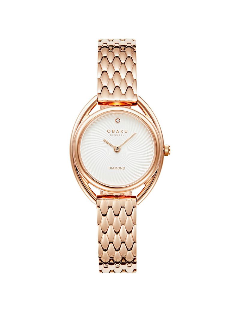 Zegarek klasyczny damski Obaku Denmark V286LXVISV Juvel Diamond - Zegarki OBAKU Zegarek klasyczny damski Obaku Denmark V286LXVISV Juvel Diamond - Zegarki OBAKU
