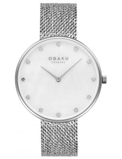 Zegarek klasyczny damski Obaku Denmark V288LXCWHC - Zegarki OBAKU