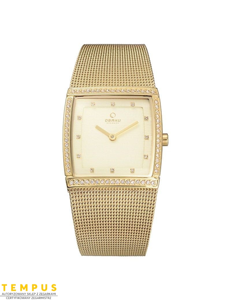 Zegarek klasyczny, elegancki damski OBAKU Denmark V172LEGGMG - Zegarki OBAKU Zegarek klasyczny, elegancki damski OBAKU Denmark V172LEGGMG - Zegarki OBAKU