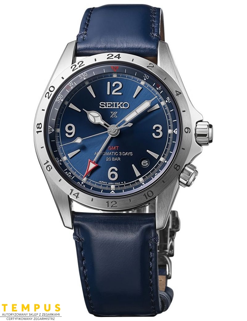 Zegarek sportowy męski Seiko Prospex Alpinist Mechanical GMT SPB377J1 - Zegarki SEIKO