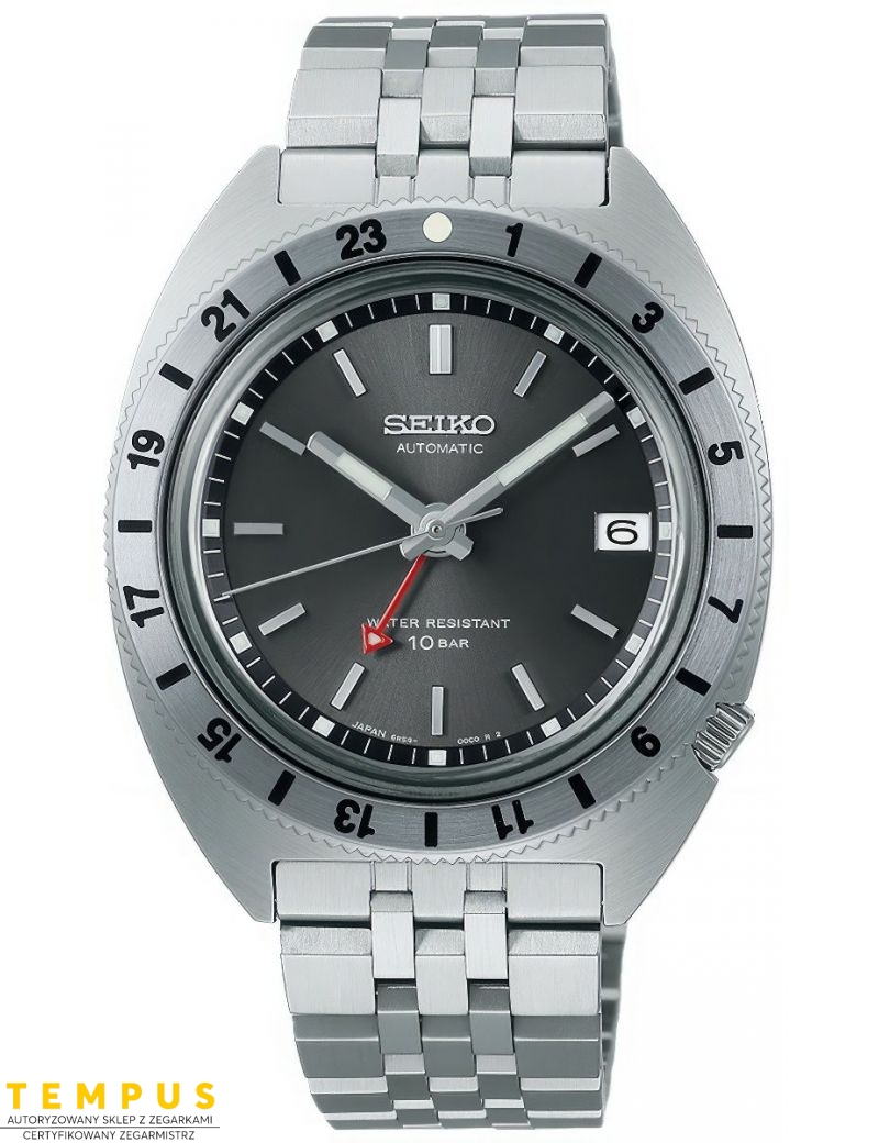 Zegarek casual męski Seiko Prospex Land Mechanical GMT SPB411J1 Limited Edition - Zegarki SEIKO Zegarek casual męski Seiko Prospex Land Mechanical GMT SPB411J1 Limited Edition - Zegarki SEIKO
