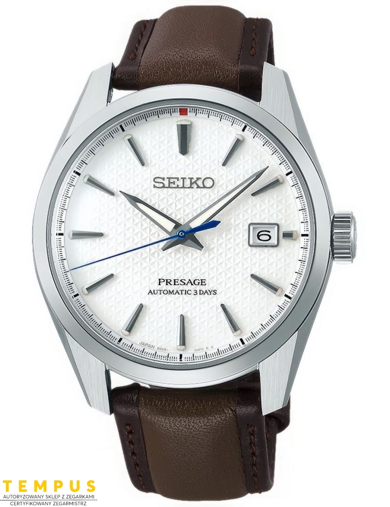Zegarek klasyczny męski Seiko Presage Sharp Edged Laurel SPB413J1 Limited Edition 110th anniversary - Zegarki SEIKO Zegarek klasyczny męski Seiko Presage Sharp Edged Laurel SPB413J1 Limited Edition 110th anniversary - Zegarki SEIKO
