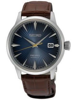 Zegarek klasyczny męski Seiko Presage Automatic Cocktail Midnight Blue Moon SRPK15J1 - Zegarki SEIKO