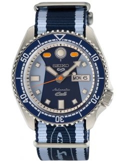 Zegarek sportowy męski Seiko 5 Sports X Honda Super Cub SRPK37K1 Limited Edition - Zegarki SEIKO