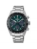 Zegarek sportowy męski Seiko Prospex Speedtimer Deep Green Solar Chronograph SSC933P1 - Zegarki SEIKO