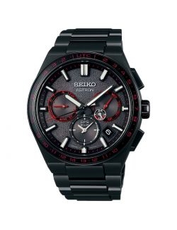 Zegarek sportowy męski SEIKO Astron GPS Solar Redshift SSH137J1 Limited Edition - Zegarki SEIKO
