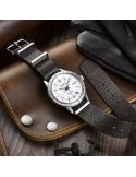 Zegarek klasyczny męski Seiko Presage Style 60s GMT 110th SSK015J1 Limited Edition - Zegarki SEIKO