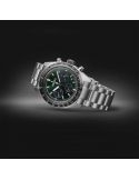 Zegarek sportowy męski Seiko Prospex Speedtimer Deep Green Solar Chronograph SSC933P1 - Zegarki SEIKO