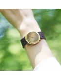 Zegarek klasyczny, elegancki damski Citizen Lady Ambiluna EM1003-48X Set Earth na bransolecie