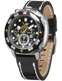 Zegarek sportowy męski Vostok Europe Systema Periodicum VK67-650E725 Sulfur - Zegarki VOSTOK EUROPE
