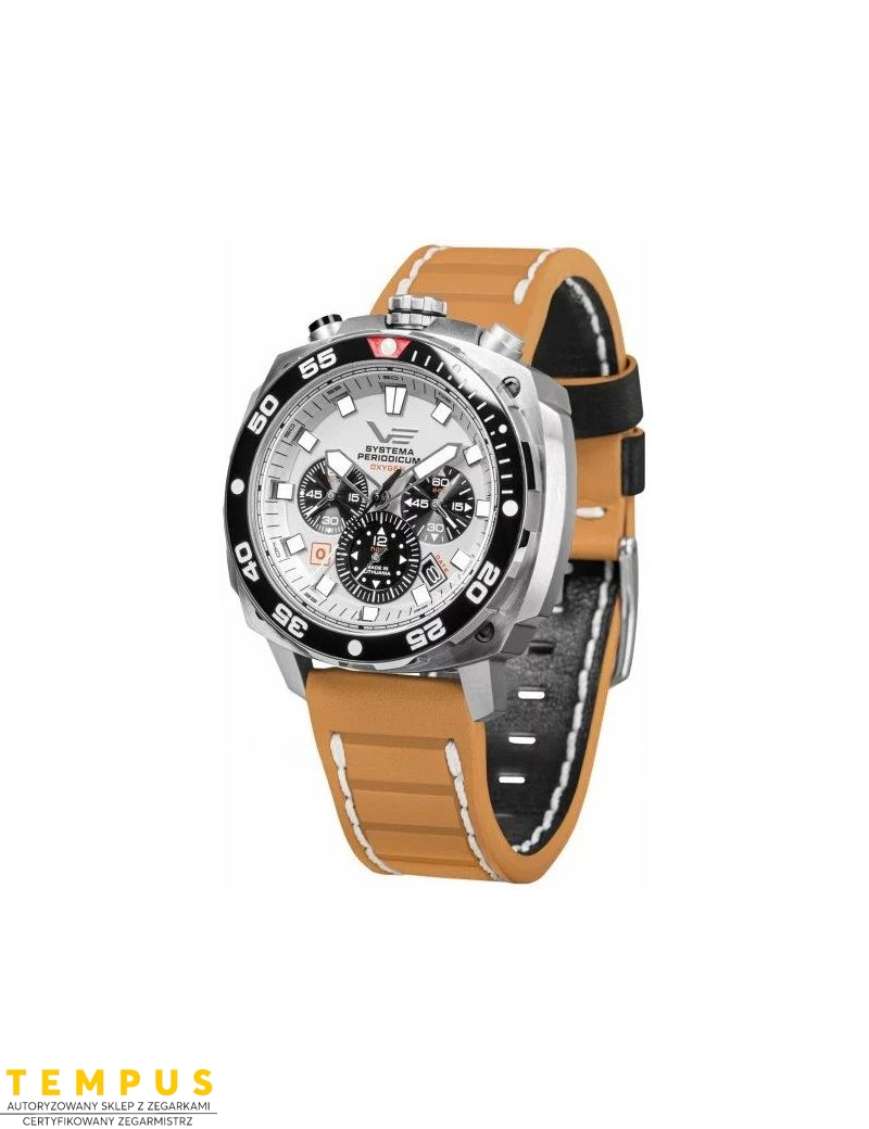 Zegarek sportowy męski Vostok Europe Systema Periodicum VK67-650A722 Oxygen - Zegarki VOSTOK EUROPE