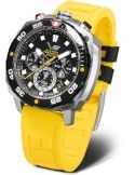 Zegarek sportowy męski Vostok Europe Systema Periodicum VK67-650E725 Sulfur - Zegarki VOSTOK EUROPE