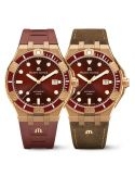 Zegarek sportowy męski Maurice Lacroix Aikon Venturer Bronze Asia AI6058-BRZ6B-530-6 Special Edition - Zegarki MAURICE LACROIX
