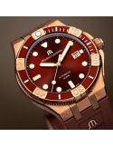 Zegarek sportowy męski Maurice Lacroix Aikon Venturer Bronze Asia AI6058-BRZ6B-530-6 Special Edition - Zegarki MAURICE LACROIX