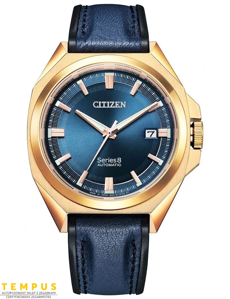 Zegarek casual męski Citizen Series 8 831 Automatic NB6012-18L na pasku