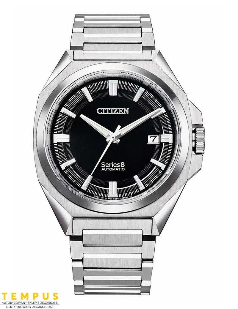 Zegarek casual męski Citizen Series 8 831 Automatic NB6010-81E na bransolecie Zegarek casual męski Citizen Series 8 831 Automatic NB6010-81E na bransolecie