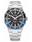 Zegarek sportowy męski Citizen Series 8 880 GMT Automatic NB6031-56E na bransolecie