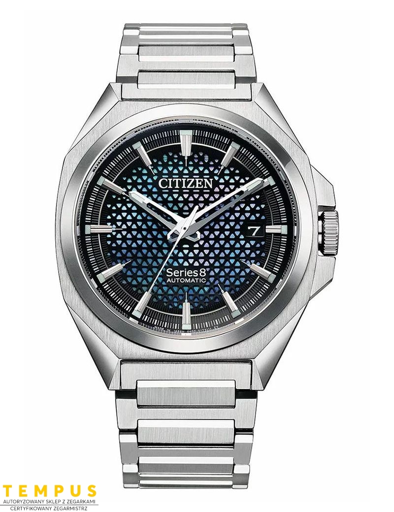 Zegarek casual męski Citizen Series 8 830 Mechanical NA1010-84X na bransolecie Zegarek casual męski Citizen Series 8 830 Mechanical NA1010-84X na bransolecie